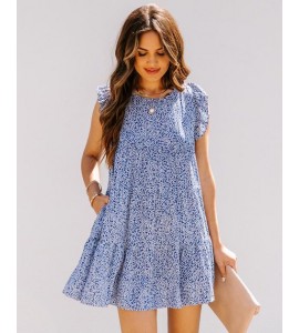 Blue Ivy Pocketed Tiered Babydoll Tunic